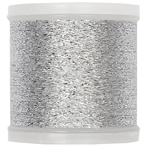 Fil à broder Métallisé N° 40 - 200M - Rico Design Argent Gris - Argent...