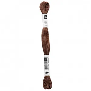 Non communiqué Fil à broder mouliné Uni - Rico Design(...) - 280 Marron pas cher