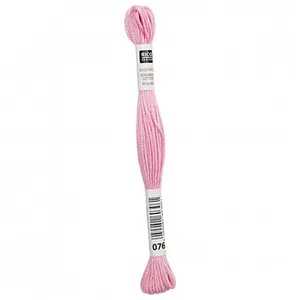 Non communiqué Fil à broder mouliné Uni - Rico Design(...) - 076 Rose pas cher
