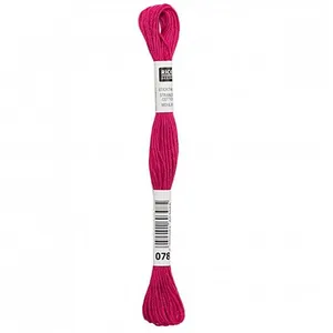 Non communiqué Fil à broder mouliné Uni - Rico Design(...) - 078 Rose pas cher