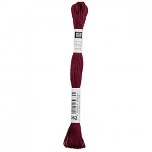 Non communiqué Fil à broder mouliné Uni - Rico Design(...) - 062 Rouge