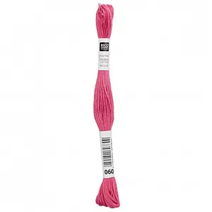 Non communiqué Fil à broder mouliné Uni - Rico Design(...) - 060 Rose pas cher