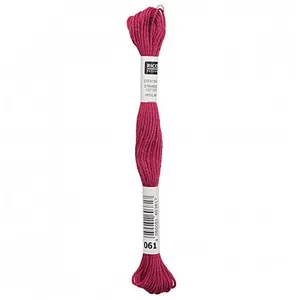Non communiqué Fil à broder mouliné Uni - Rico Design(...) - 061 Rose pas cher