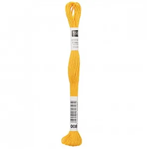 Non communiqué Fil à broder mouliné Uni - Rico Design(...) - 008 Jaune pas cher