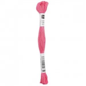 Fil à broder mouliné Uni - Rico Design 056 Rose - 056 Rose pas cher