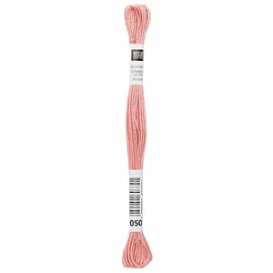 Non communiqué Fil à broder mouliné Uni - Rico Design(...) - 050 Rose pas cher
