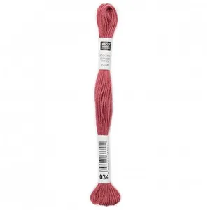 Non communiqué Fil à broder mouliné Uni - Rico Design(...) - 034 Rose pas cher