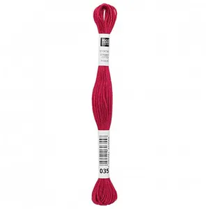 Non communiqué Fil à broder mouliné Uni - Rico Design(...) - 035 Rouge