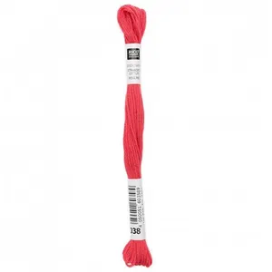 Non communiqué Fil à broder mouliné Uni - Rico Design(...) - 038 Rouge