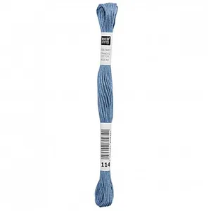 Non communiqué Fil à broder mouliné Uni - Rico Design(...) - 114 Bleu pas cher