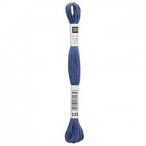 Non communiqué Fil à broder mouliné Uni - Rico Design(...) - 115 Bleu pas cher