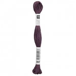 Non communiqué Fil à broder mouliné Uni - Rico Design(...) - 097 Violet pas cher