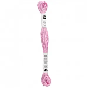 Non communiqué Fil à broder mouliné Uni - Rico Design(...) - 080 Rose pas cher