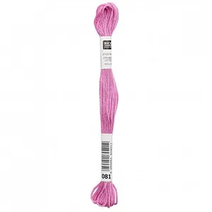 Non communiqué Fil à broder mouliné Uni - Rico Design(...) - 081 Rose pas cher