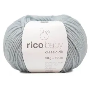 Laine rico baby classic dk Bleu fumé pas cher