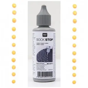 Sock Stop Orange Fluo Antidérapant pour chaussettes 50 ml - RICO Desig...