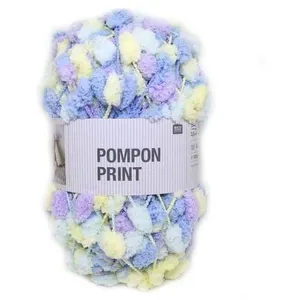 Pelote à pompons CREATIVE POMPON PRINT 200 GR - Rico Design(...) - 26 Violet