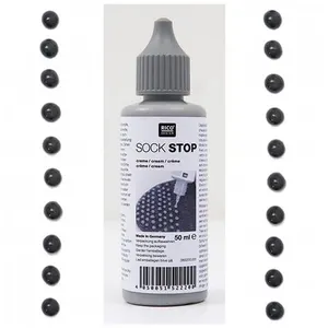 Sock Stop Noir Antidérapant pour chaussettes 50 ml - RICO Design Noir ...