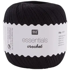 Non communiqué Coton à crocheter Essentials Crochet - Rico Design(...) - 12-noir
