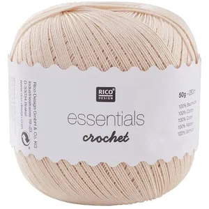 Non communiqué Coton à crocheter Essentials Crochet - Rico Design(...) - 02-beige