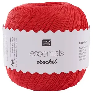 Rico design - Pelote Essentials crochet rouge