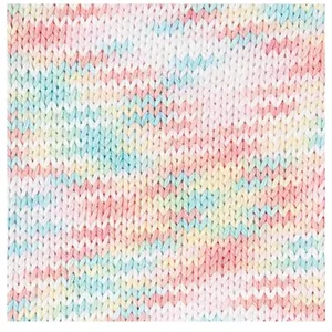Fil à tricoter CREATIVE COTTON PRINT ARAN - Rico Design Rose (001 - RO...