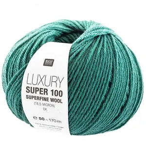 Rico Design Pelote de laine Luxury Super 100 superfine wool dk -(...) - 09 Vert pas cher