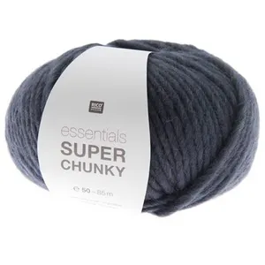 Laine à tricoter Essentials SUPER Chunky 50 gr - RICO Design(...) - 05 Bleu
