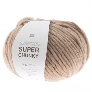 Laine à tricoter Essentials SUPER Chunky 50 gr -(...) - 02 Marron pas cher