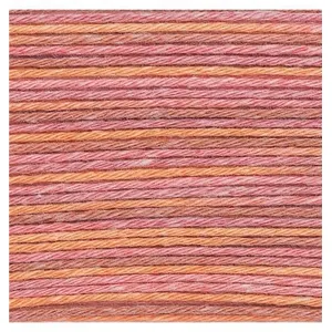 Fil à tricoter Rico Baby Cotton soft Print DK - Rico Design 25 Orange ... pas cher