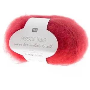 Rico Essentials Super Kid Mohair Loves Silk 039 Cherry pas cher
