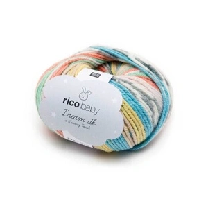 Laine layette BABY DREAM DK - Rico 04 Multicolor pas cher