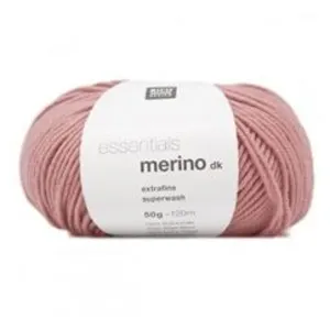 Fil de laine à tricoter ESSENTIALS MERINO DK - Rico Design(...) - 16 Rose