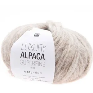 Laine LUXURY ALPACA SUPERFINE, Rico Design 002 Naturel