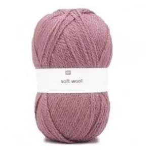 Fil de laine à tricoter Creative Soft Wool Aran - 100GR - 13 Rose - 13...