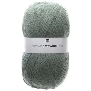 Fil de laine à tricoter Creative Soft Wool Aran - 100GR - 23 Gris - 23...