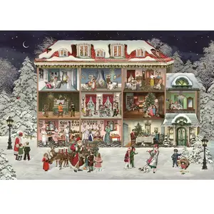 Calendrier de l'avent en puzzle - Notre merveilleuse maison de Noël
