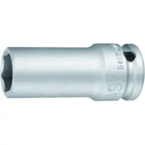 ASW Jeu d'emb.de clé à douille forte démult. 740 l 3/4 po. 6 pans ouv. de clé 19 mm l. 95 mm