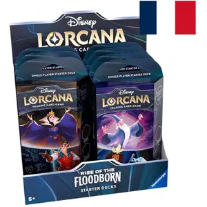 Comparateur de prix : Ravensburger DISPLAY 8 DECK DE DEMARRAGE LORCANA CHAPITRE 2 / CARTE VF