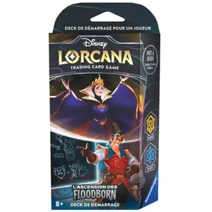 Comparateur de prix : Lorcana - Deck De Demarrage - L'ascension Des Floodborn : Reine/Gaston