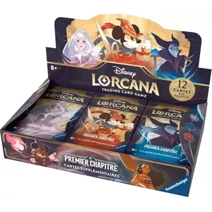 Comparateur de prix : Ravensburger PRECO BOITE DE 24 BOOSTER DISNEY LORCANA THE FIRST CHAPTER VAGUE 1 / CARTE VF