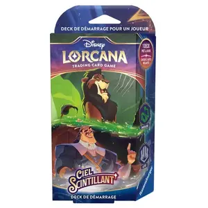 Comparateur de prix : Lorcana Carte à collectionner Ravensburger Disney Starter Emeraude-Acier S5