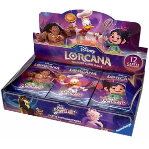 Comparateur de prix : Ravensburger DISPLAY DE 24 BOOSTERS LORCANA CIEL SCINTILLANT CHAPITRE 5 / CARTE VF