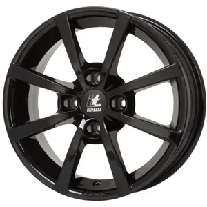 Jante alu 15 pouces ITWHEELS Alisia 4x108 6J ET23, Farbe Schwarz Glänzend