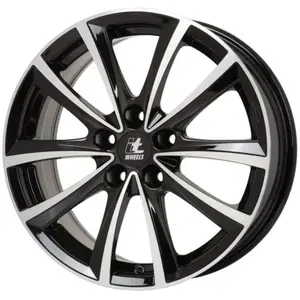 Jante alu 16 pouces ITWHEELS Elena 5x112 6,5J ET46, Farbe Schwarz Glänzend Poliert pas cher