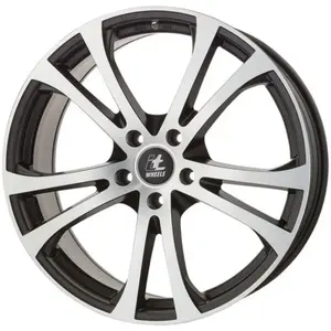 Jante alu 20 pouces ITWHEELS Michelle 5x108 8,5J ET45, Farbe Matt Schwarz Poliert