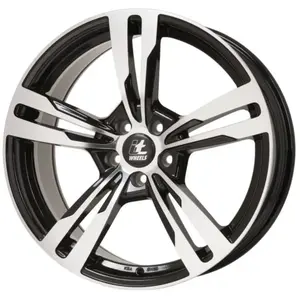 Jante alu 18 pouces ITWHEELS Anna 5x108 8J ET45, Farbe Schwarz Glänzend Poliert