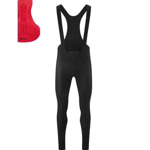 Gonso SITIVO Tight Bib M Short de Cyclisme (Long) Homme, Black/Fire, LVendu parbikeinn