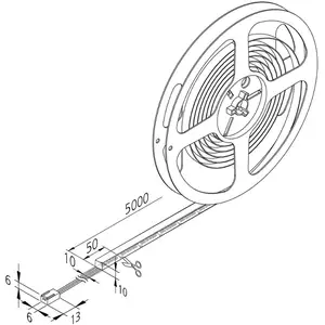 Hera Ruban LED Basic-Tape F, IP54, 3.000K, longueur 500cmVendu parluminaire