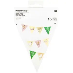 Rico Design Guirlande 15 fanions - Pâques